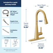 7864BG - Brushed Gold