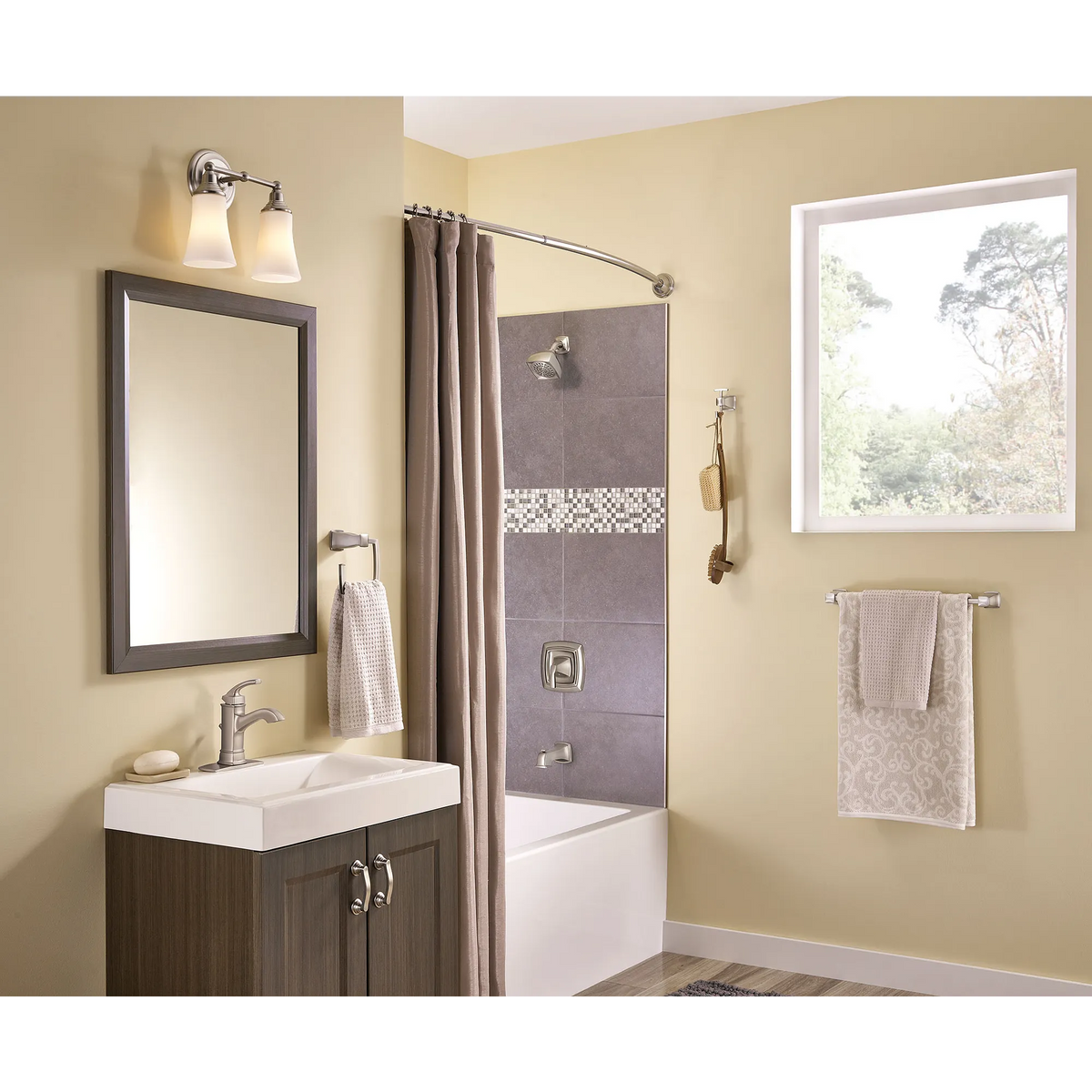 84414MSRN - Spot Resist Brushed Nickel Microban