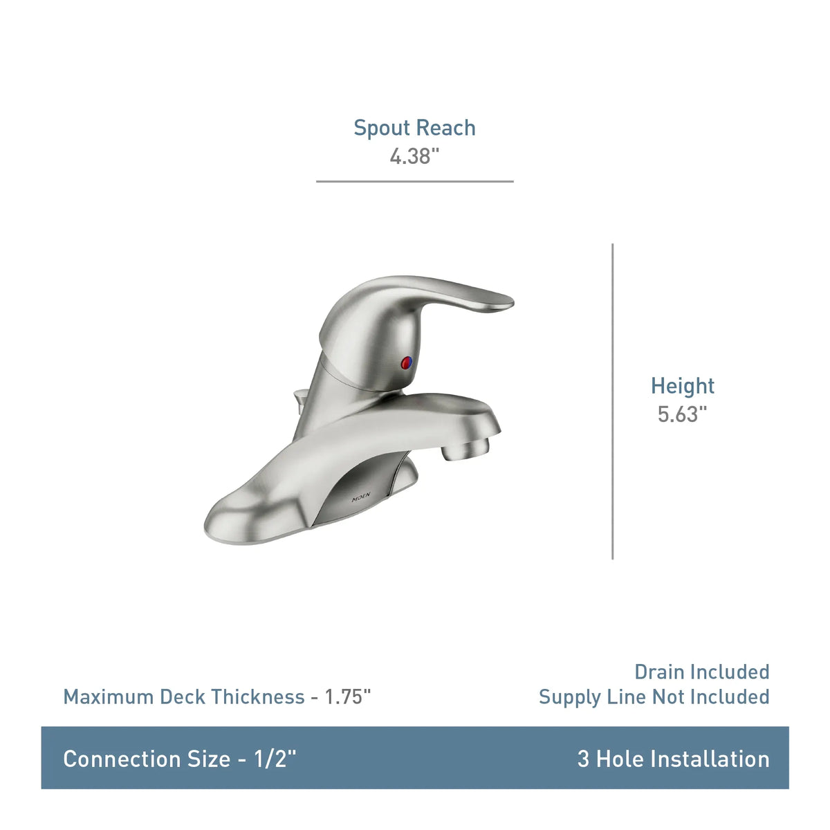 WSL84502SRN - Spot Resist Brushed Nickel
