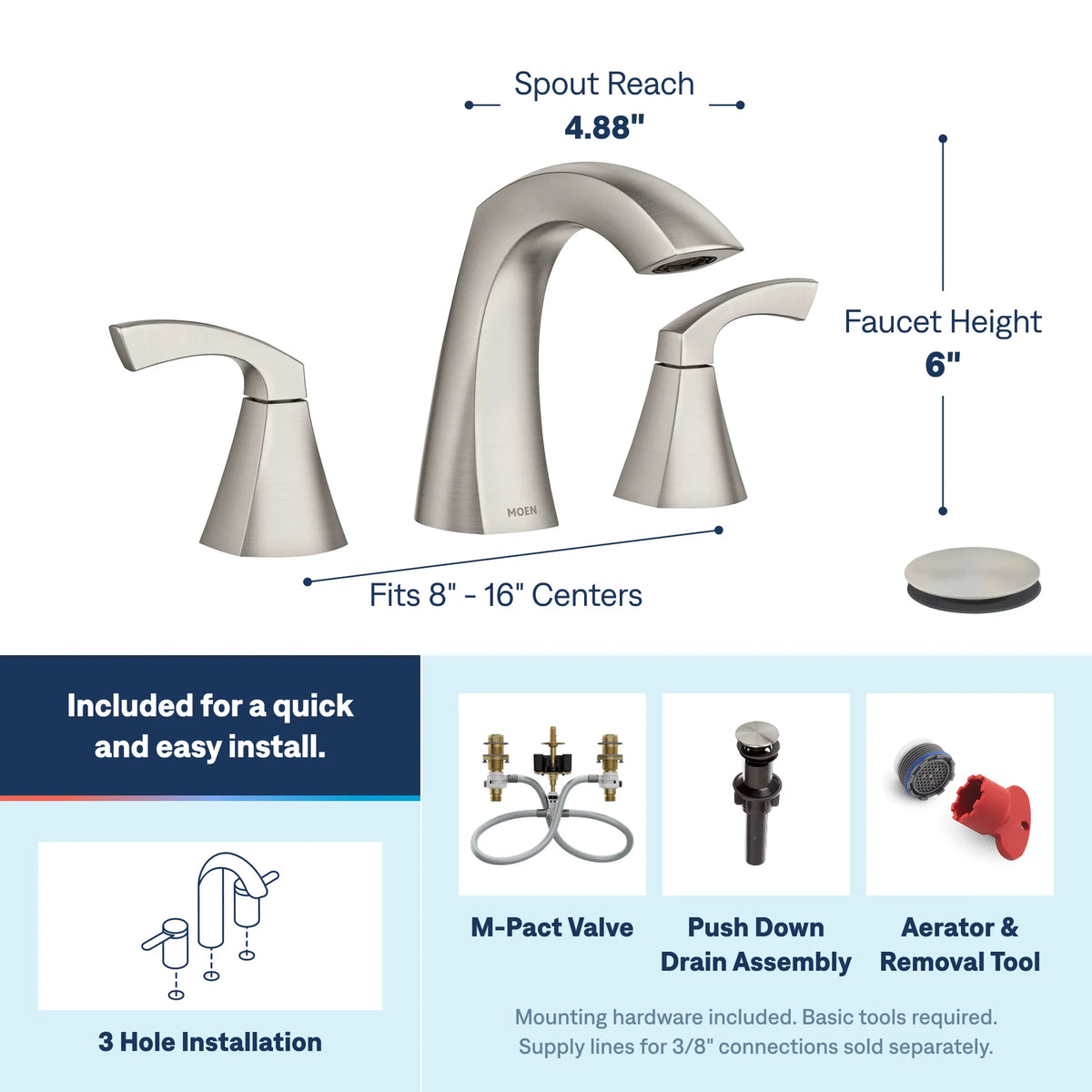 84504SRN - Spot Resist Brushed Nickel