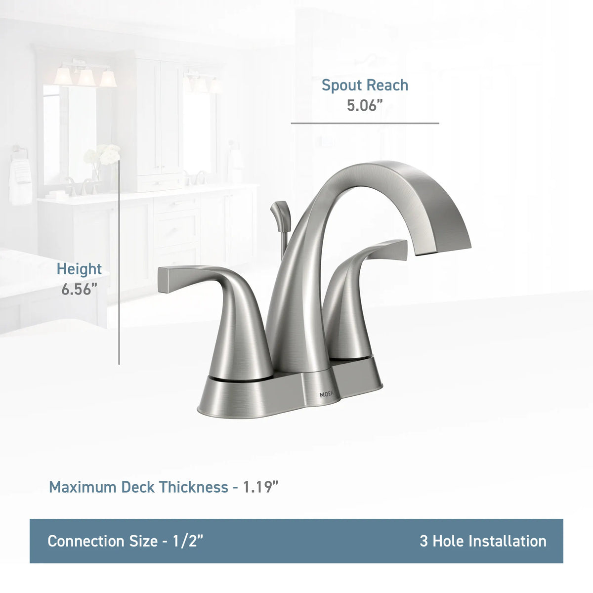WS84660SRN - Spot Resist Brushed Nickel