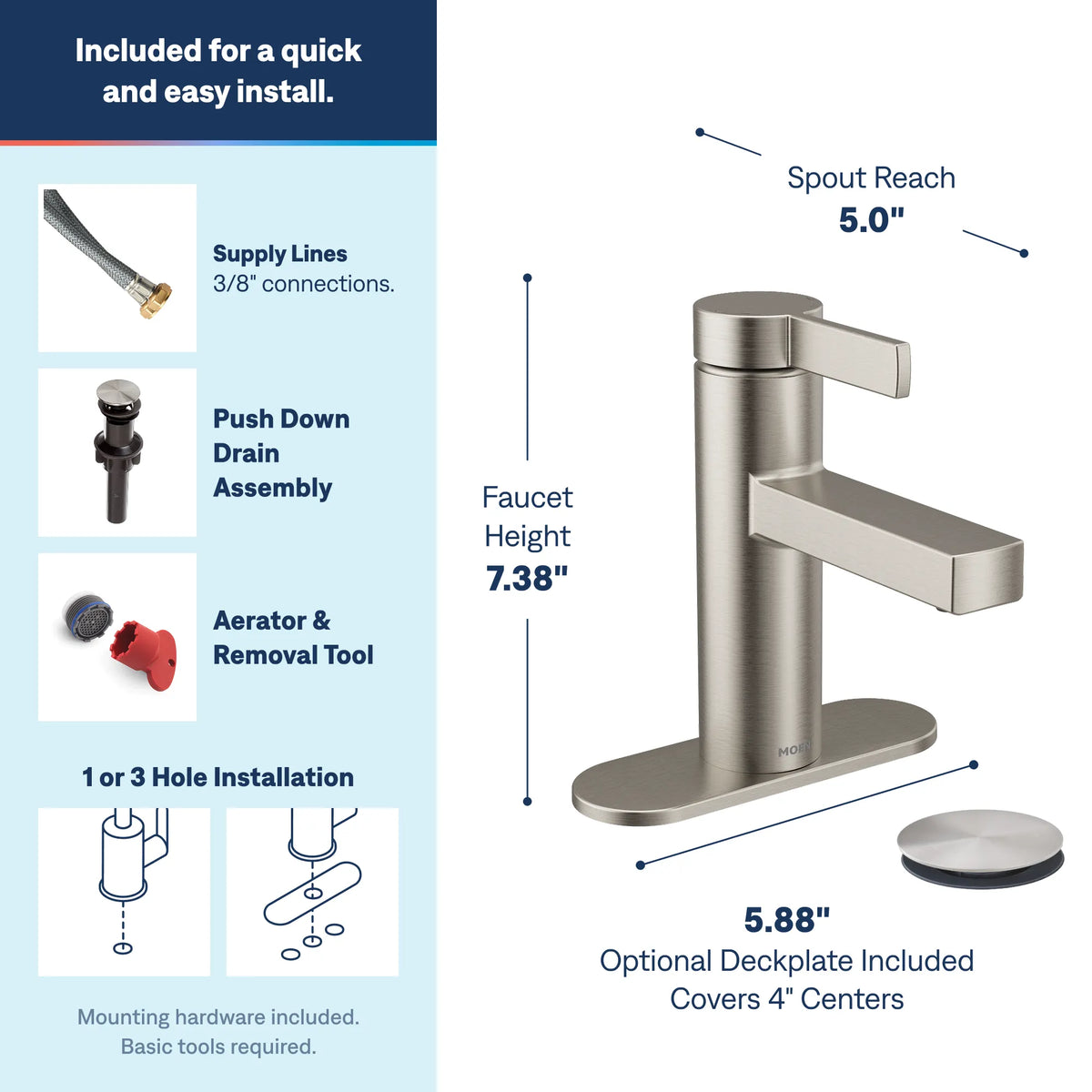 84774SRN - Spot Resist Brushed Nickel