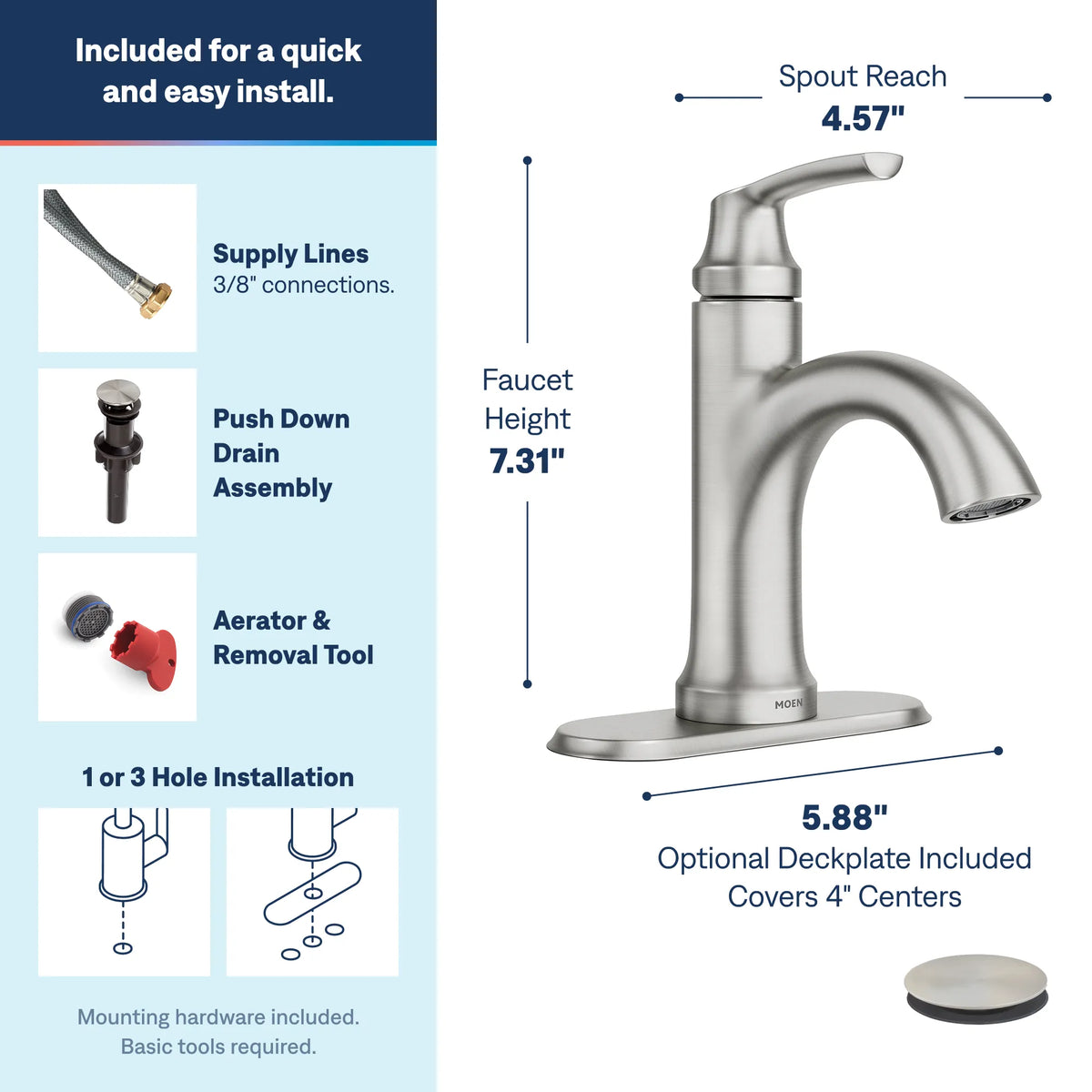 84980SRN - Spot Resist Brushed Nickel