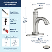 84980SRN - Spot Resist Brushed Nickel