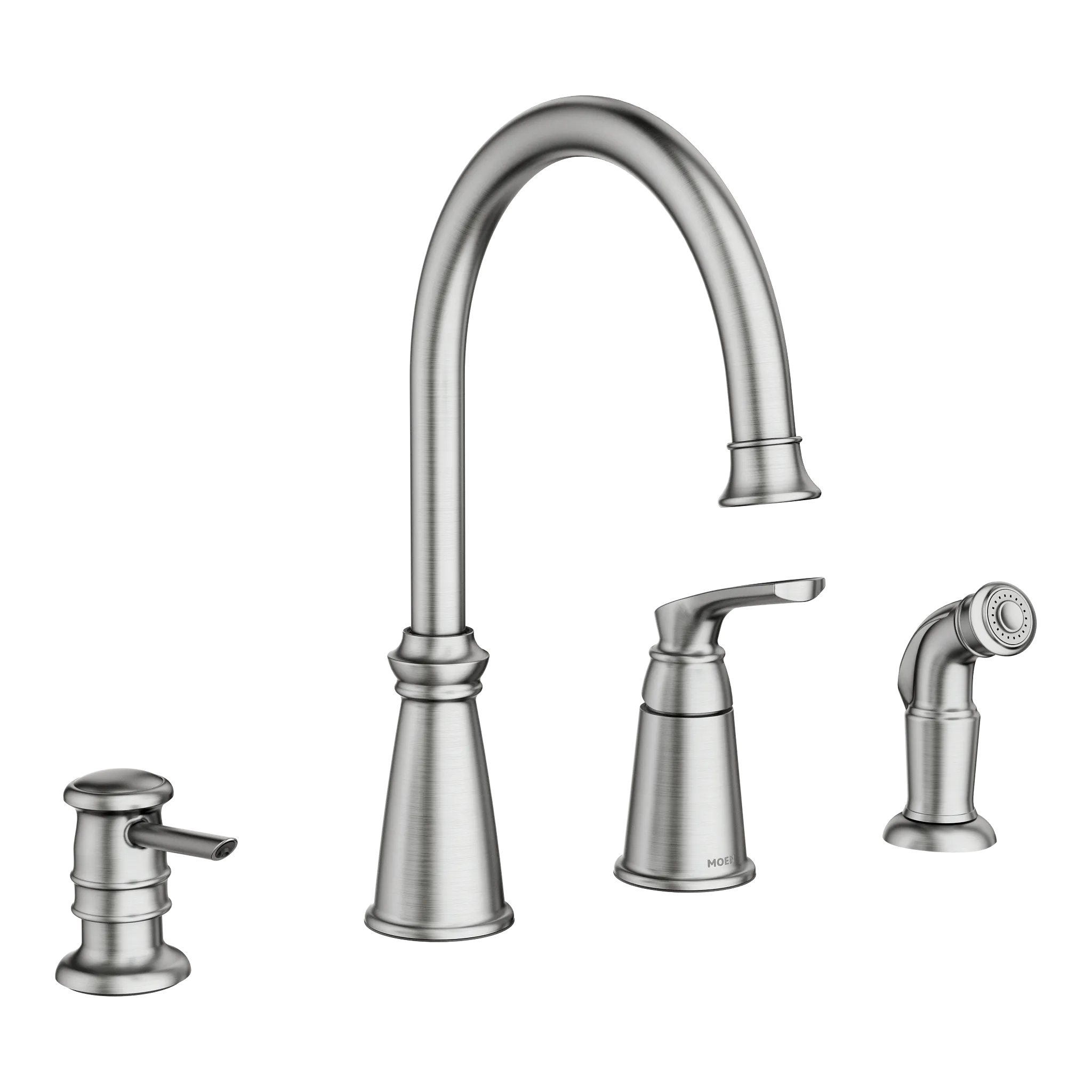 Whitmore Spot Resist Stainless One-Handle High Arc Kitchen Faucet