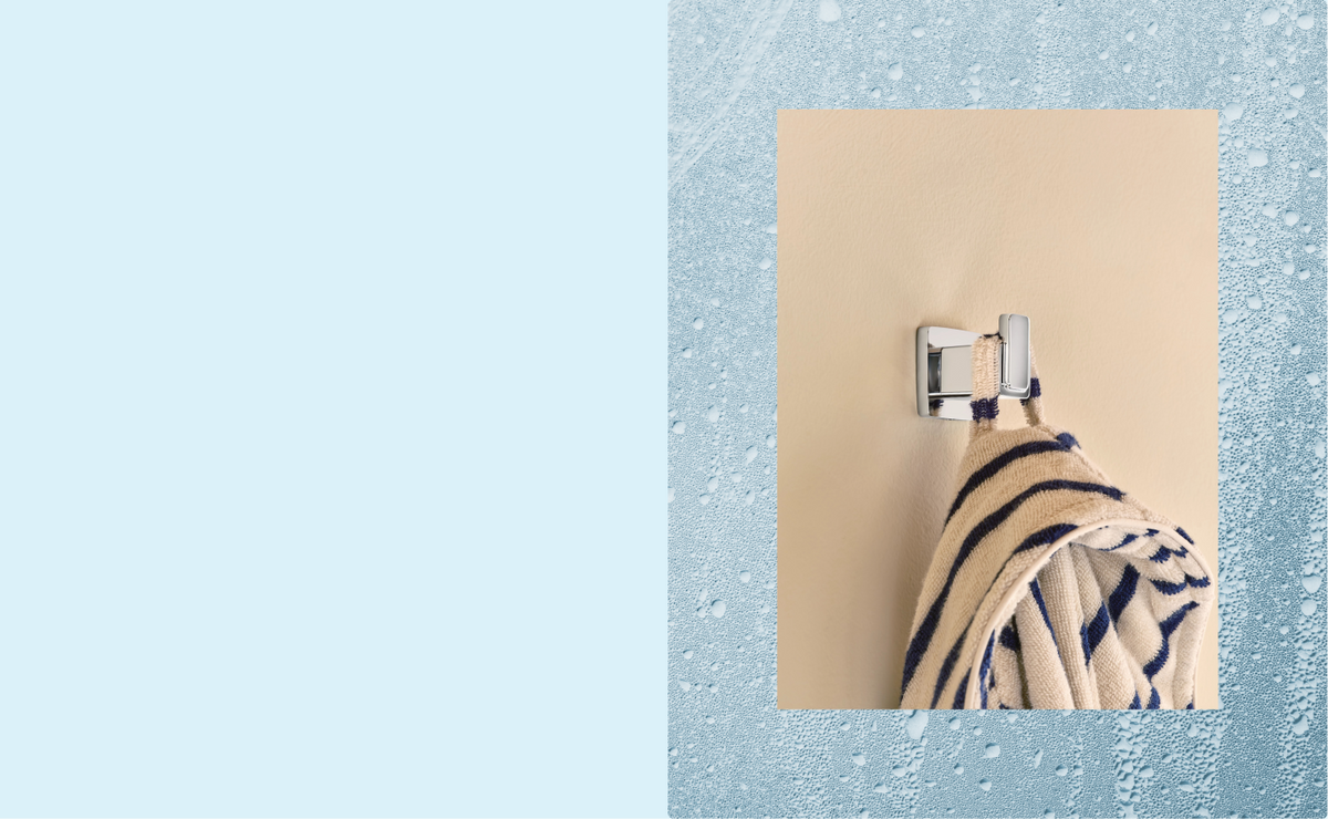 Load video: How to Install Single-Post Towel Rings &amp; Bathroom Accessories