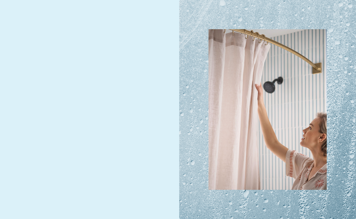 Load video: Installing a Curved Tension Shower Rod