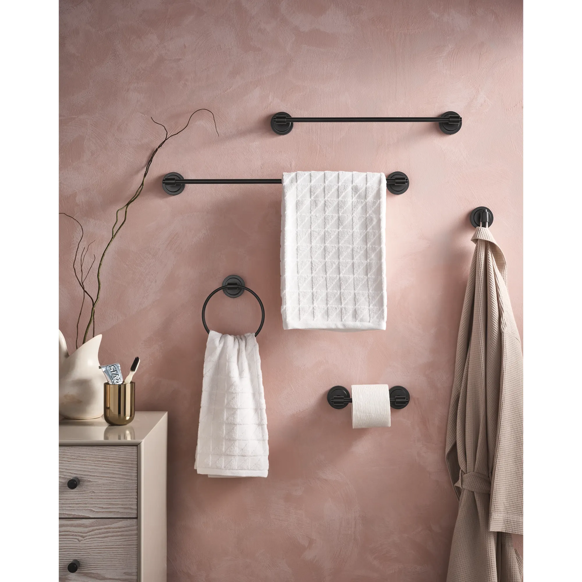 DN0718BL - Matte Black
