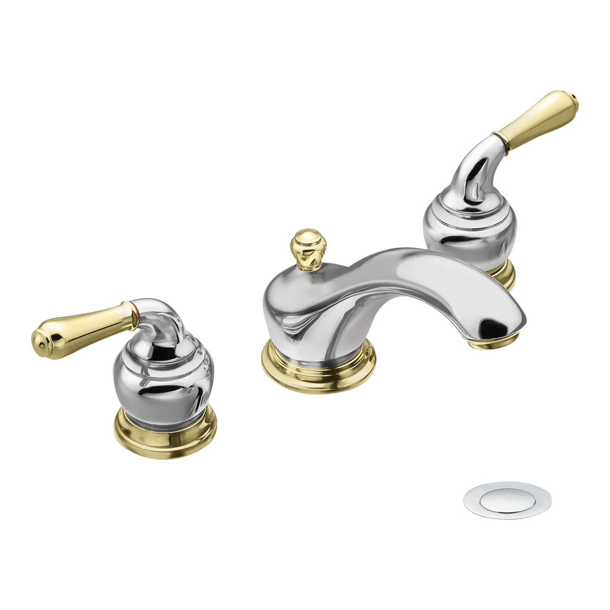 CAT4570CP - Chrome/Polished Brass