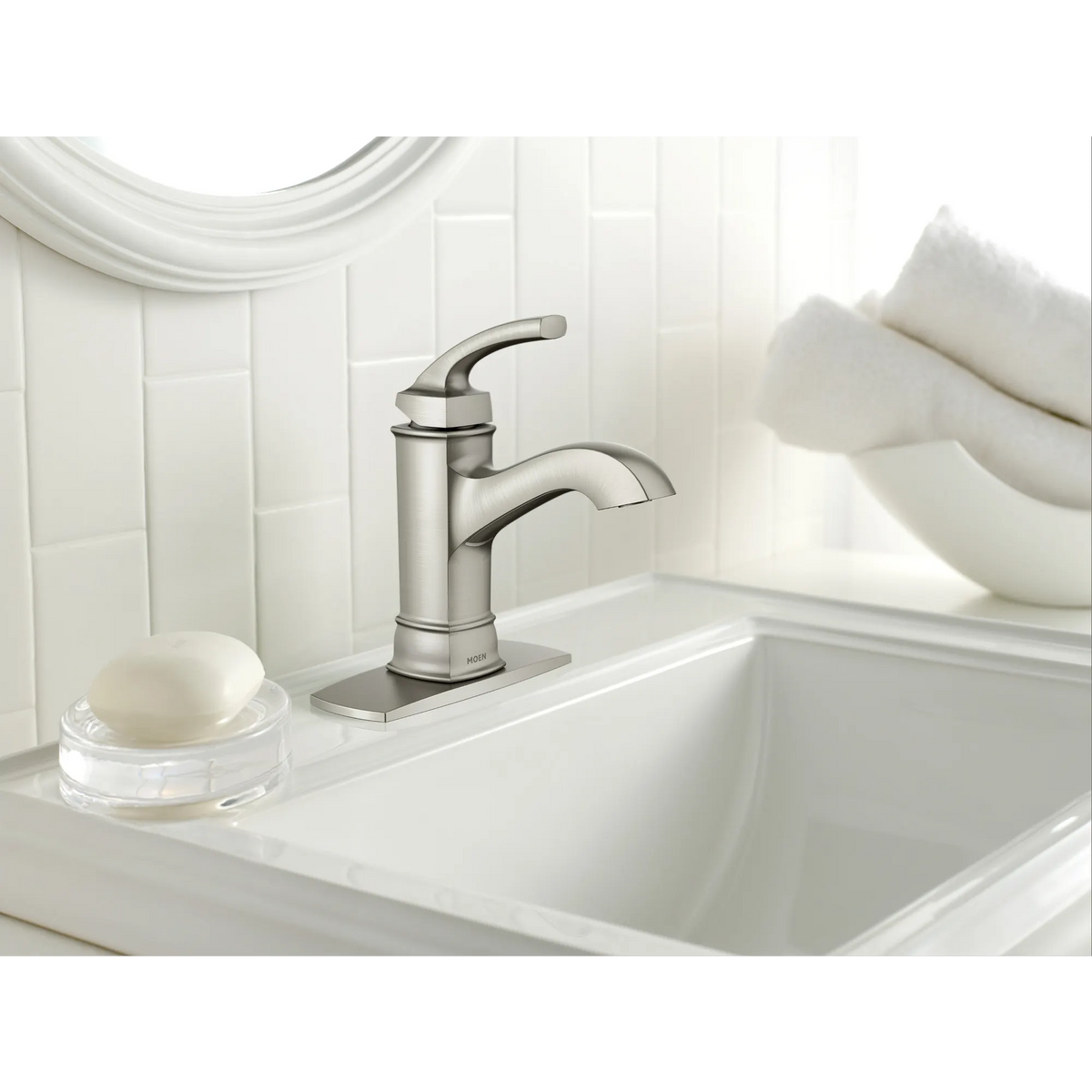 84414MSRN - Spot Resist Brushed Nickel Microban