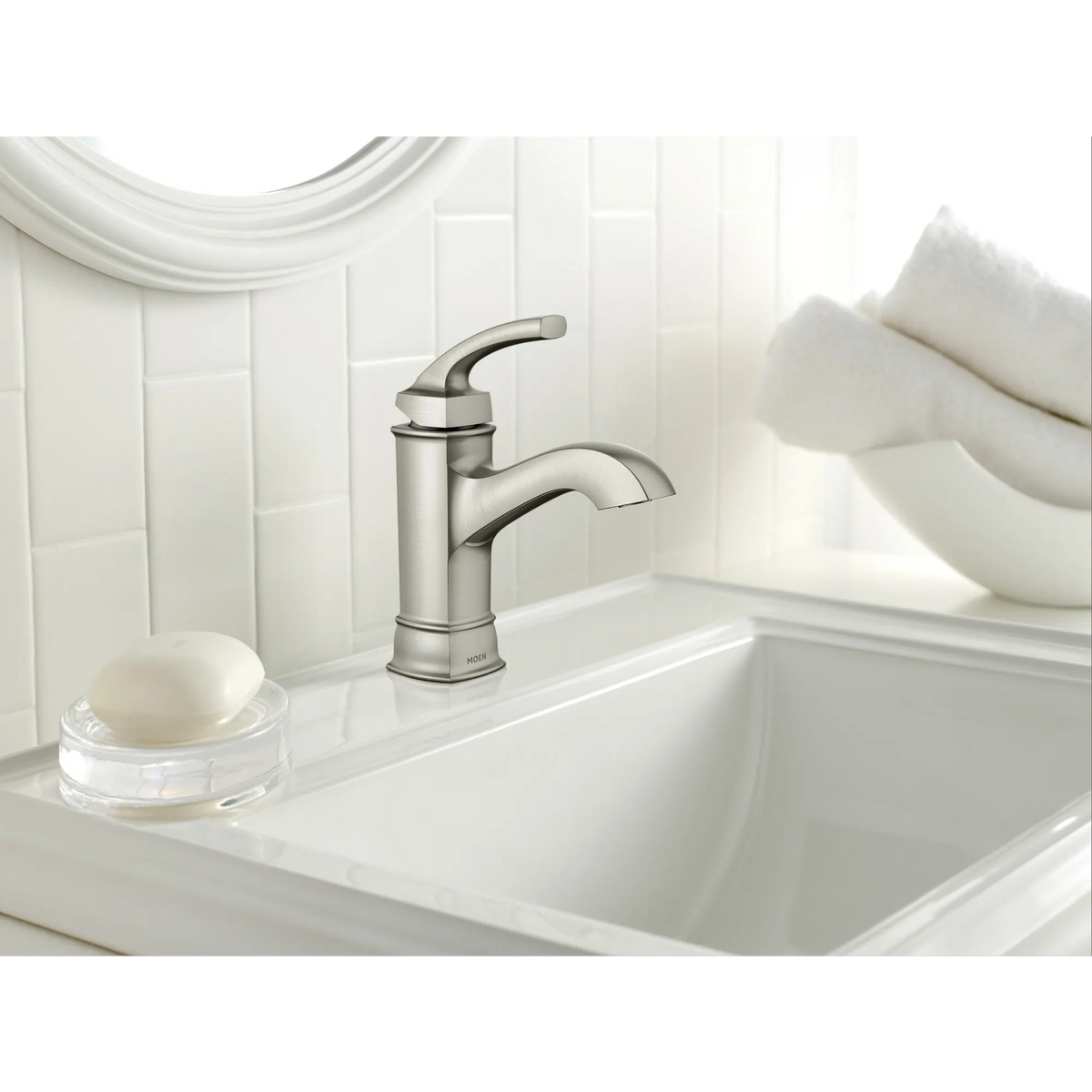 84414MSRN - Spot Resist Brushed Nickel Microban